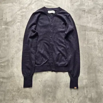 익스트림 캐시미어 코튼 캐시미어 크루넥 가디건 네이비