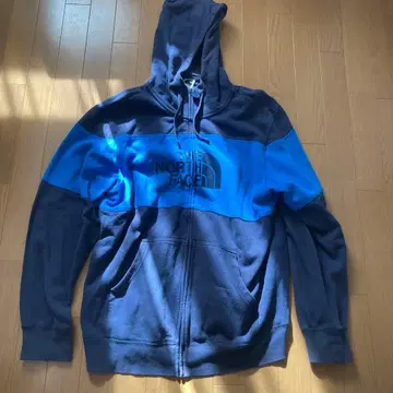 THE NORTH FACE 풀 집업 후드티 네이비/블루
