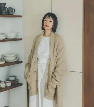 미야코 타카야마 x 오블렉트 니트 아우터