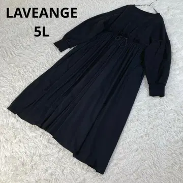 라비앙제 LAVEANGE 긴팔 드로스트 원피스 5L 빅 사이즈