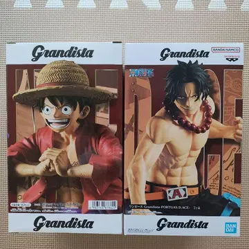 원피스 Grandista 루피 & 에이스 피규어