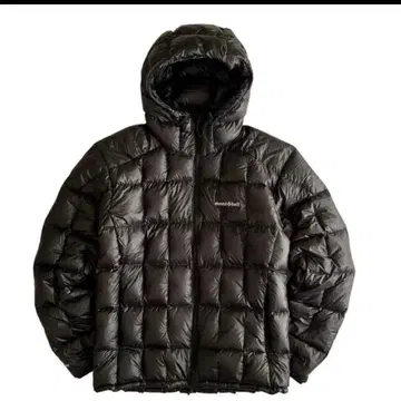 새상품급 mont-bell 플라즈마 1000 다운 파카 블랙 L