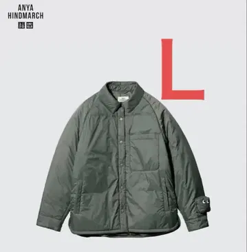 UNIQLO x ANYA HINDMARCH 퍼프 테크 셔츠 자켓 L