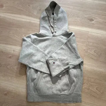 Champion 클래식 플리스 후드티 그레이 M