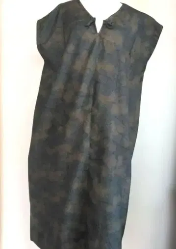 슬리브리스 튜닉 특선 오시마 직조 순수 실크 100% 2L 사이즈 15호