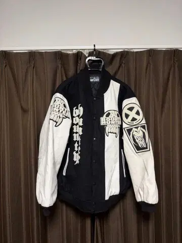 bounty hunter ss02 [가격 인하 가능] 가죽 바시티 자켓