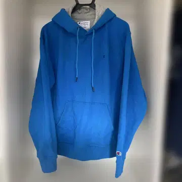 Champion 파랑 후드티 L 사이즈