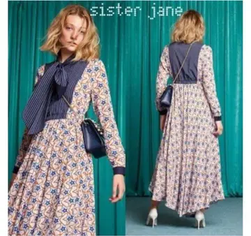 sister jane 별 패턴 맥시 원피스