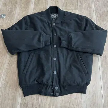 바시티 자켓 블랙E Mens Club