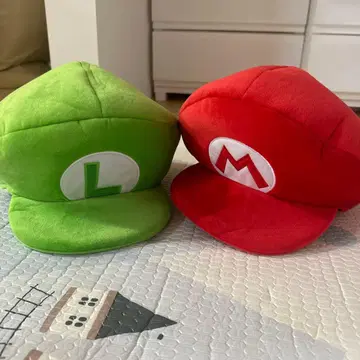 USJ 공식 닌텐도 월드 마리오 루이지 모자 세트