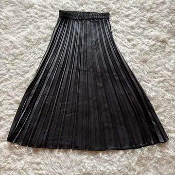 Elura 여성용 롱 스커트 F 플리츠 허리밴딩 스타일리쉬