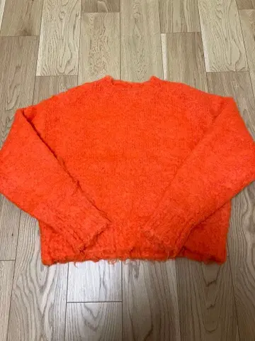 메종 스페셜 모헤어 샤기 숏 니트