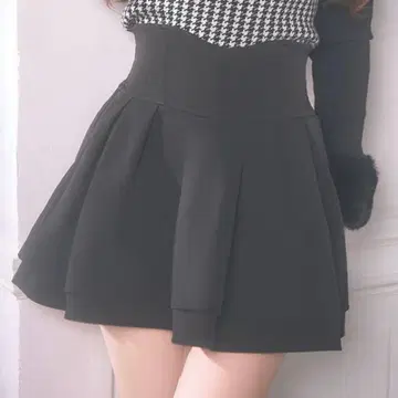 !! 슬림 레그가 되는 스커트 (이너 팬츠 포함) M