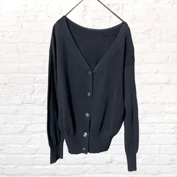 12477 스픽 앤 스팬 가디건 네이비 면100% 오피스