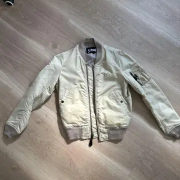 Schott MA-1 자켓 F 사이즈 크림