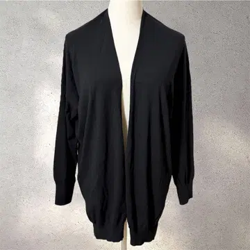 [로페피크닉] 38사이즈/가디건/블랙/모던/빅 실루엣/긴팔