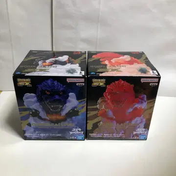도호 괴수 진좌수 EX 고질라 1995 버닝 레드 컬러 2세트