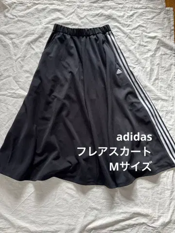adidas 아디다스 플레어 스커트 블랙 M 사이즈 새상품급
