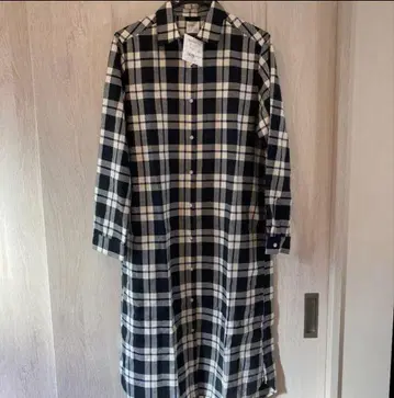 쿠리하라 하루미 체크 원피스