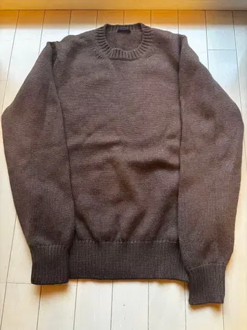 크루치아니 울 니트 브라운