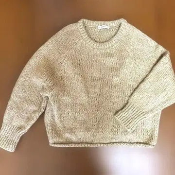 ZARA KNIT 베이지 M 사이즈