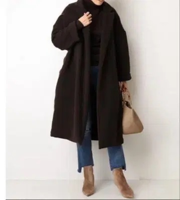 GALLEGO DESPORTES 울 오버 사이즈 코트