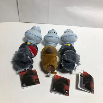 고질라 봉제 인형 고질라 1965 2대 라돈 괴수 x외계인 원반