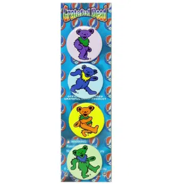 레어 빈티지 그레이트풀 데드 Grateful Dead 캔뱃지