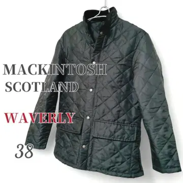 컨디션 최상 매킨토시 스코틀랜드 퀼팅 자켓 카키 38