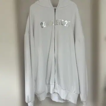 하마사키 아유미 COMPLETE 25 후드 부착 후드티 화이트