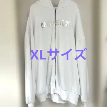 하마사키 아유미 COMPLETE 25 후드 부착 후드티 화이트