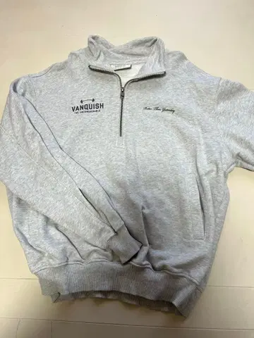 VANQUISH THE UNCONQUERABLE M 그레이 트레이닝복