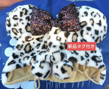 팬캡 레오파드 무늬 골드 금 레오파드 표범 무늬 브라운 디즈니