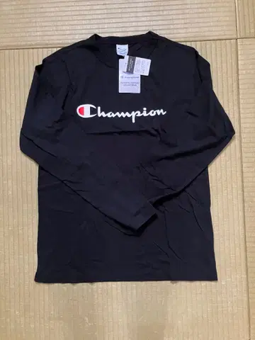 챔피온 champion 롱T 블랙