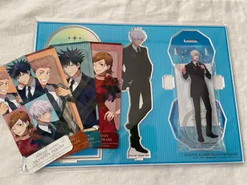 주술회전 환영야행본포 고죠 사토루 디오라마 아크릴 스탠드 티켓풍 카드 외