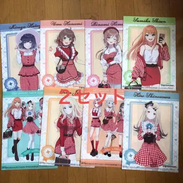 학원 아이돌 마스터 클리어 파일 8종류 2세트 로손