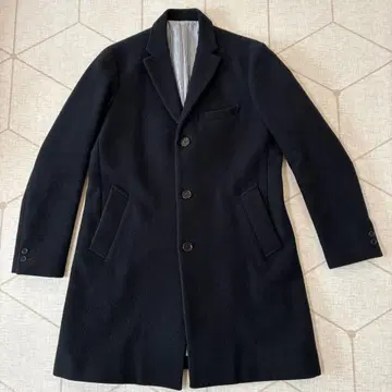 BEAMS 울 네이비 더블 브레스트 피코트 사이즈 L 새상품급