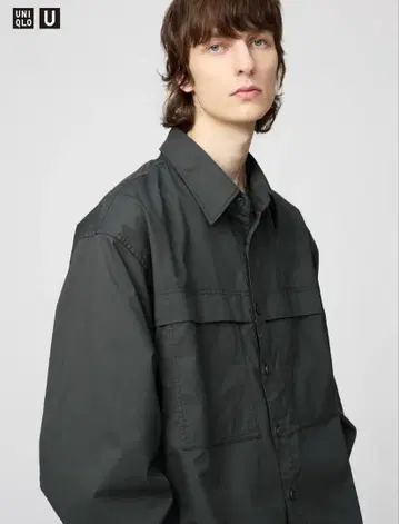 UNIQLO U 유틸리티 오버 사이즈 셔츠 L