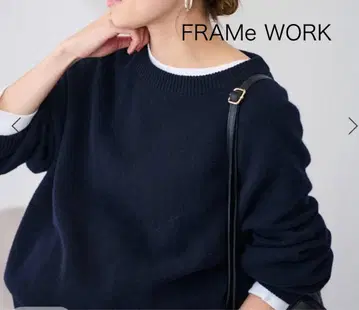 [ 택 포함 새상품 ] FRAMeWORK 래글런 슬리브 와이드 풀오버