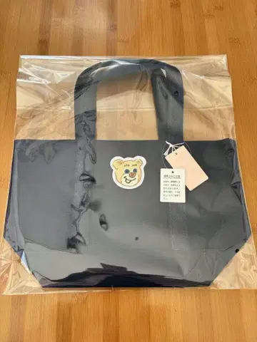 러브러리 바이 페이 올드 테디 토트백 네이비 (소)