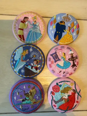 디즈니 자수 캔뱃지