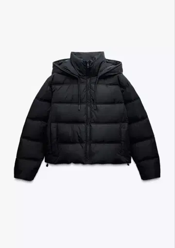 ZARA 워터 윈드 프로텍션 숏 퍼프 아노락