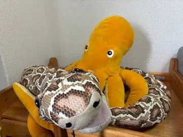 IKEA 문어 뱀 봉제 인형