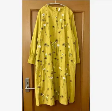 cloudnine 클라우드나인 원피스 자수 린넨 코튼 꽃무늬