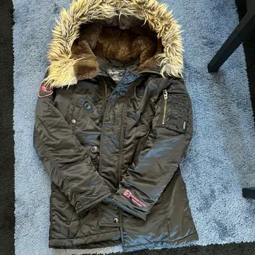 Hysteric 블랙 밀리터리 자켓