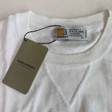 JOHN SMEDLEY FRGMT JS SW 화이트 스웨터 맨투맨