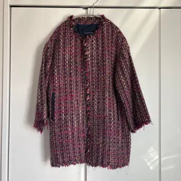 TOMORROWLAND 노카라 자켓 핑크 계열