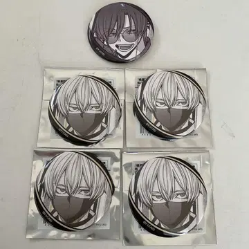 도겐안키 캔뱃지 쿠치모리 시온 코고자키 진 캬라움 카페 모음 원화