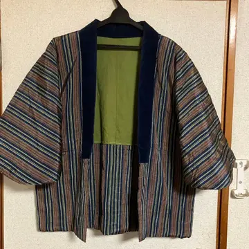 핸드메이드 면 누빔 반텐