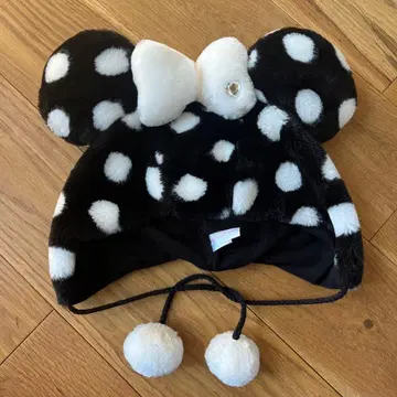 디즈니 팬캡 물방울 패턴